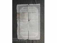 Legătura otomană din anii 1870.