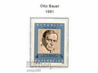 1981. Австрия. Ото Бауер, австрийски политик.