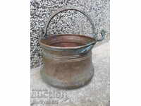 Old copper coin, coin, kettle, copper