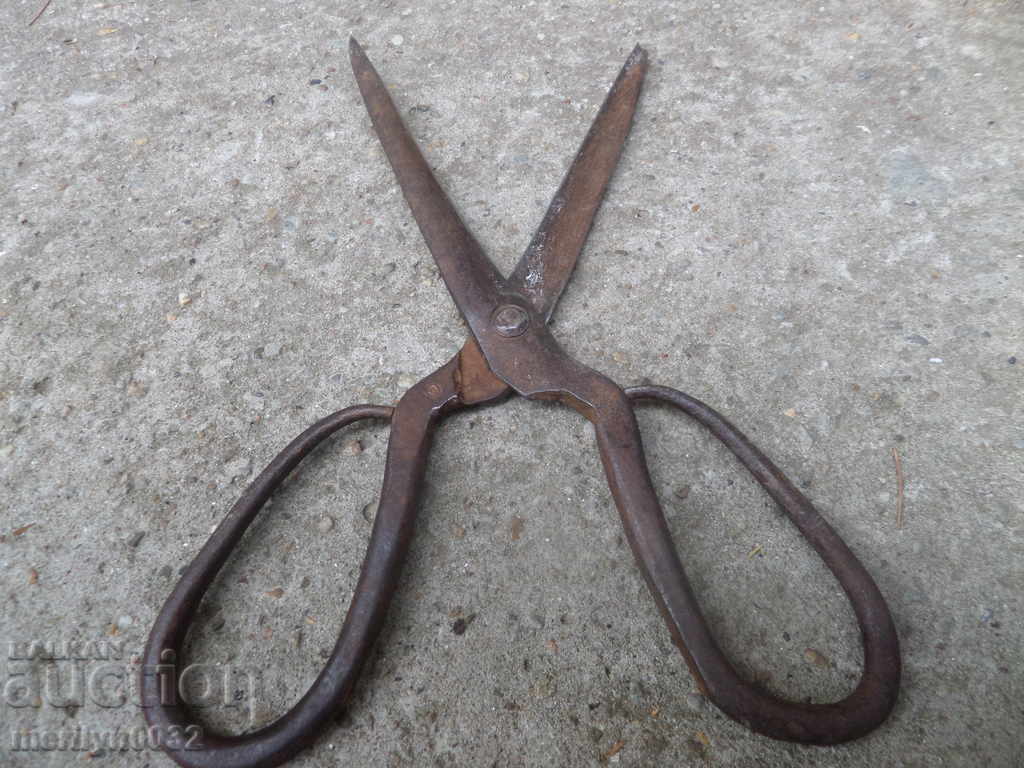 Renaissance forged scissors, wrought iron - 7 Renaissance forged scissors, wrought iron - 7