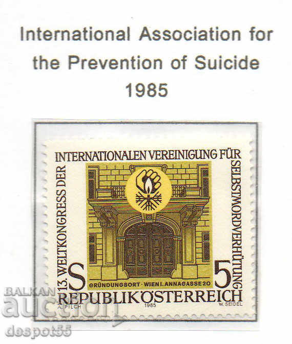 1985. Αυστρία. Ένωση για την Πρόληψη Αυτοκτονιών.