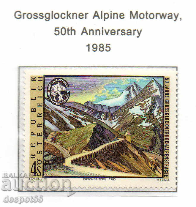 1985. Austria. Grossglockner, high-mountain panorama road