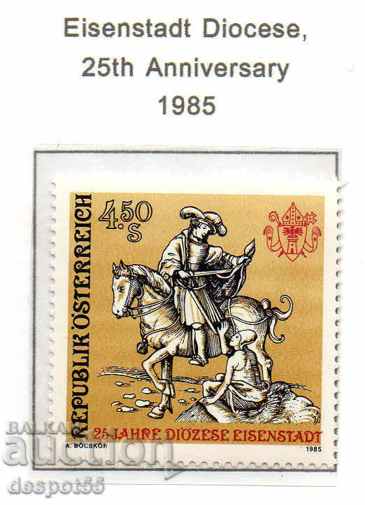 1985. Австрия. 25-годишнина на Есенщадската епархия.