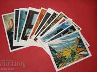 Collection of 12 Photocopies of Paintings by Cuban Artists