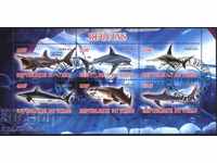 Stamped Marine Fauna Sharks 2013 from Chad