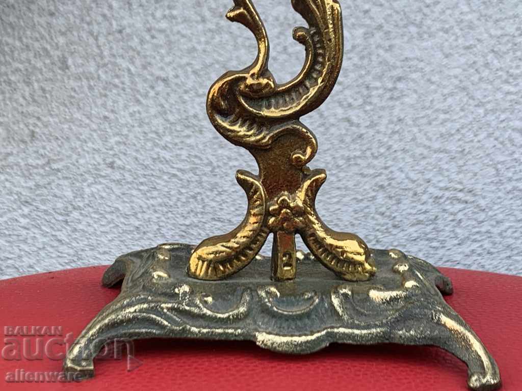 Auction Antique bronze candlestick in Rococo style !!! Auction Antique bronze candlestick in Rococo style !!!