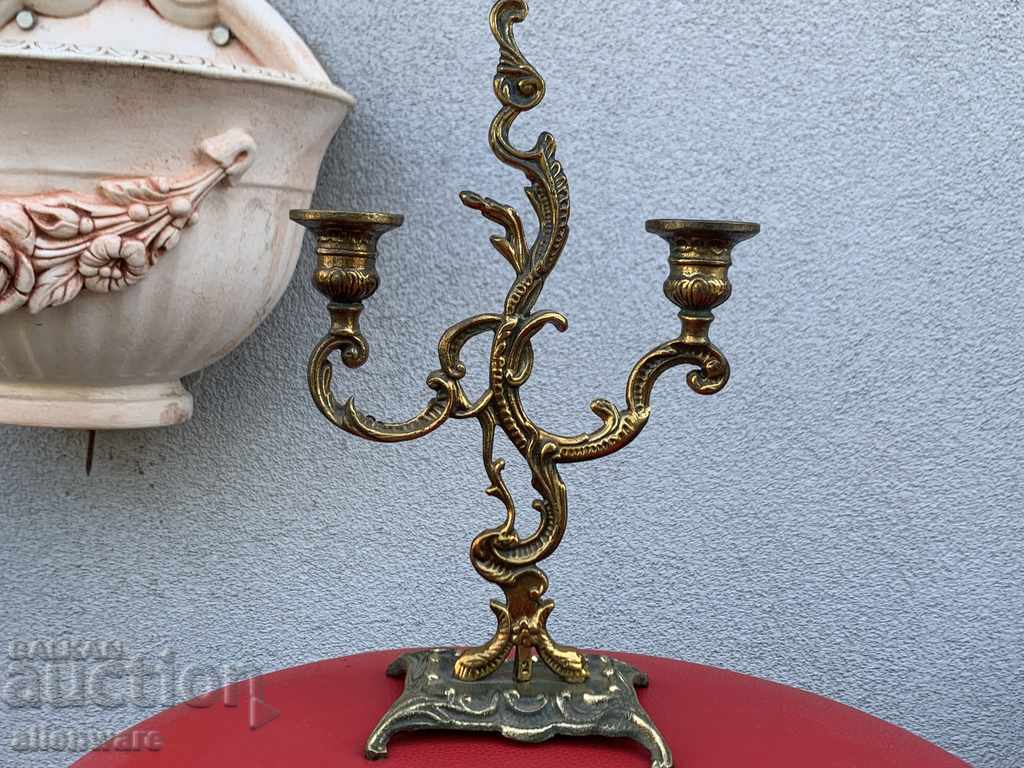 Delivery of Antique bronze candlestick in Rococo style !!! Delivery of Antique bronze candlestick in Rococo style !!!