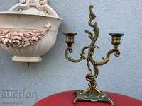 Antique bronze candlestick in Rococo style !!!