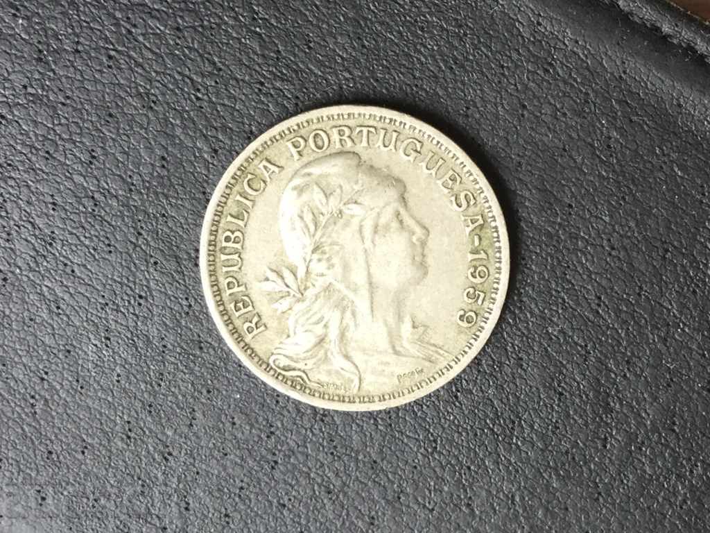 50 Sentavos Portugal 1959 with price 2.00 BGN | € 1.02 50 Sentavos Portugal 1959 with price 2.00 BGN | € 1.02