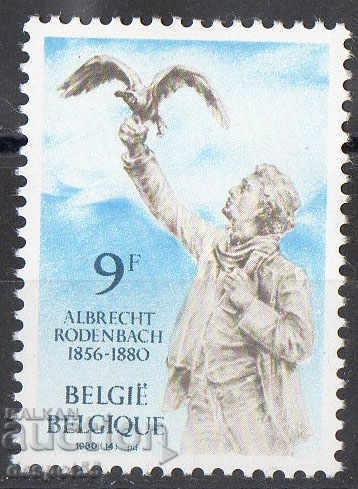 1980. Belgium. Albrecht Rodenbach, poet and writer.