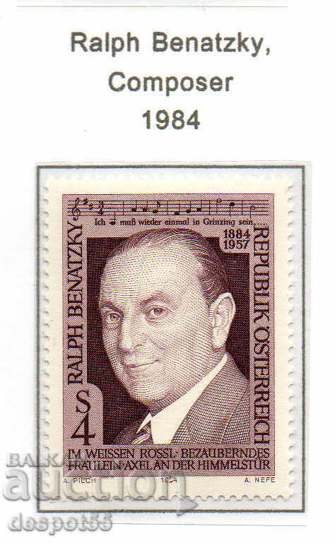 1984. Austria. Ralph Benatski, composer.