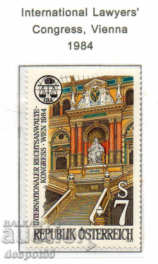 1984. Austria. Congresul Asociației Barourilor Internaționale.
