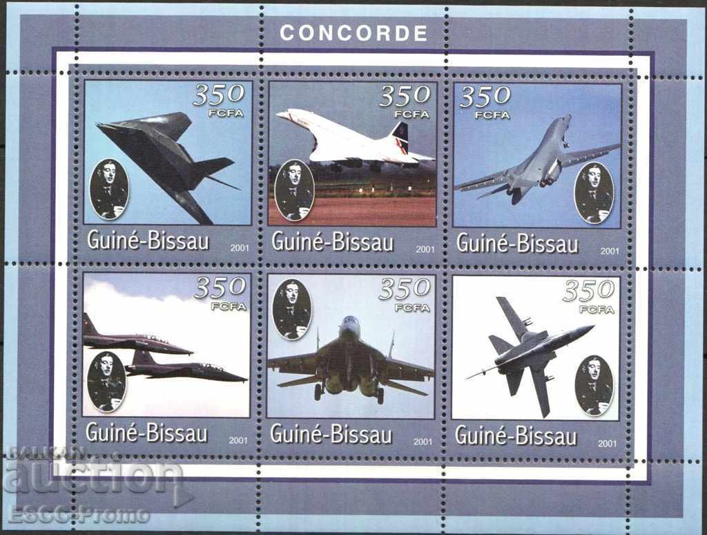 Clean Block Aviation Aircraft Concorde 2001 from Guinea Bissau