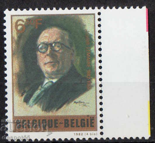 1982. Belgium. Joseph Lemaire, politician and public figure.