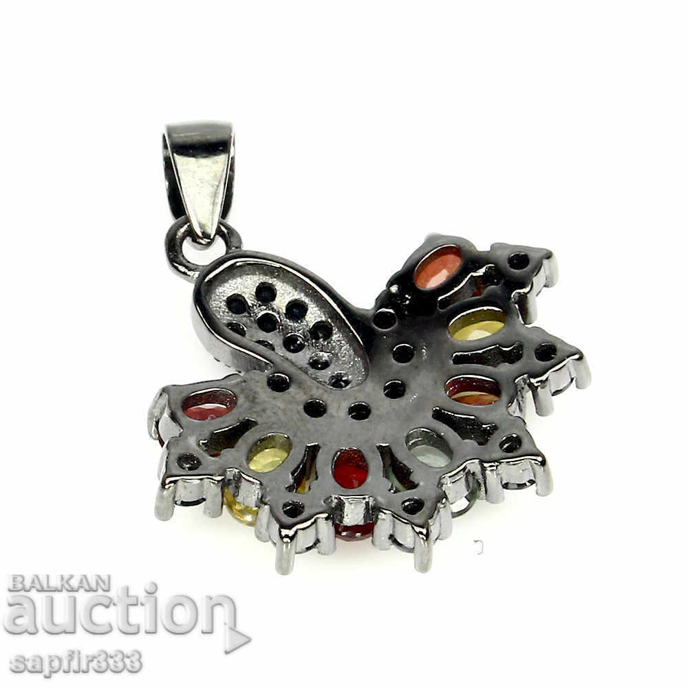 Auction Octopod - Medallion with Natural Sapphires and Spinelli Auction Octopod - Medallion with Natural Sapphires and Spinelli