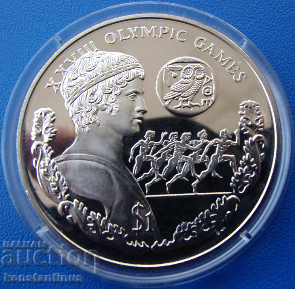 Παρθένοι Νήσοι 1 Δολάριο 2004 UNC PROOF Σπάνια