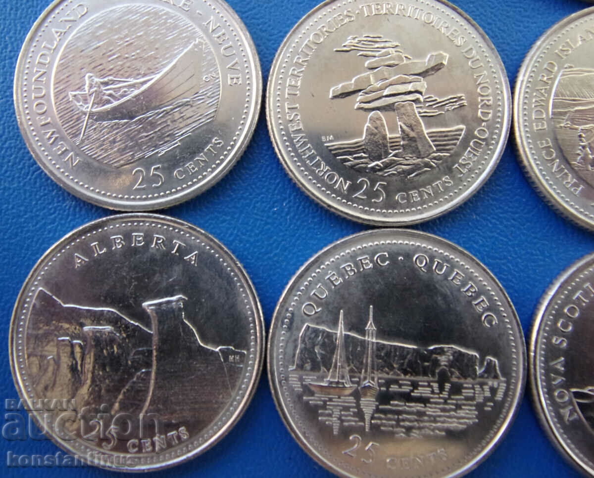 Livrarea Set Canada 1992 - 125 de ani de Confederație UNC Rare Livrarea Set Canada 1992 - 125 de ani de Confederație UNC Rare