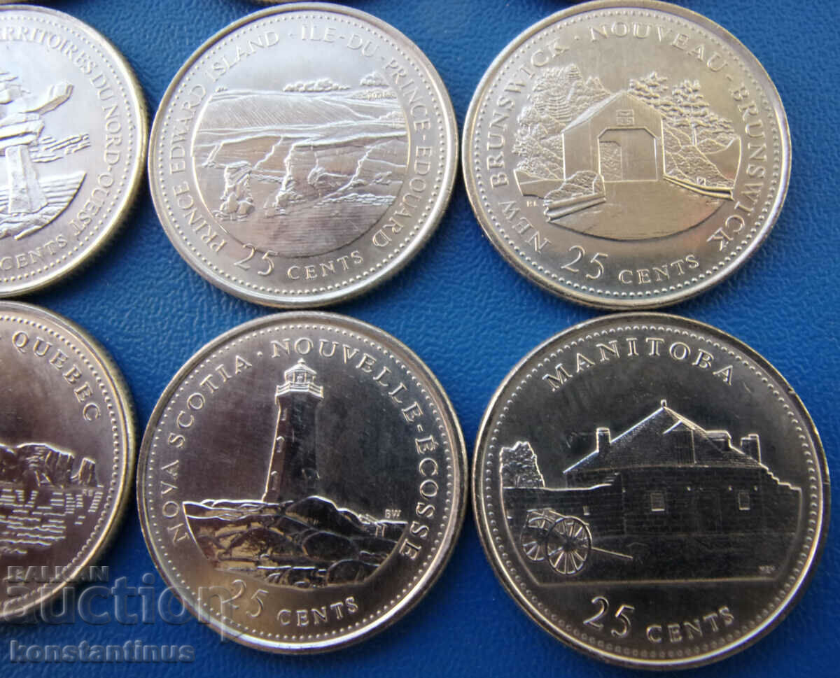 Set Canada 1992 - 125 de ani de Confederație UNC Rare - 5 Set Canada 1992 - 125 de ani de Confederație UNC Rare - 5