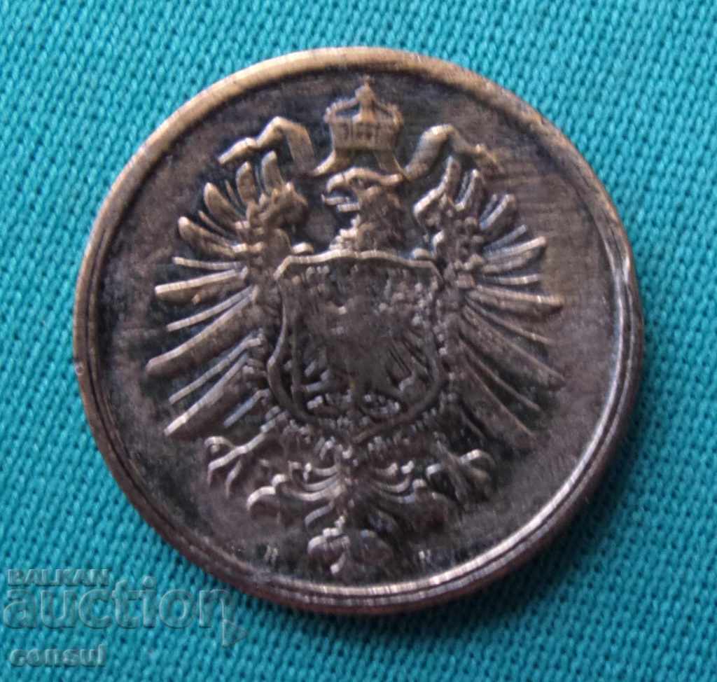 Germania 2 Pennig 1875 H Rare cu preț € 7.67 | 15.00 BGN