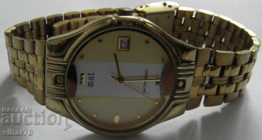 Auction MALE HANDMADE QUARTZ CLOCK MAT Auction MALE HANDMADE QUARTZ CLOCK MAT