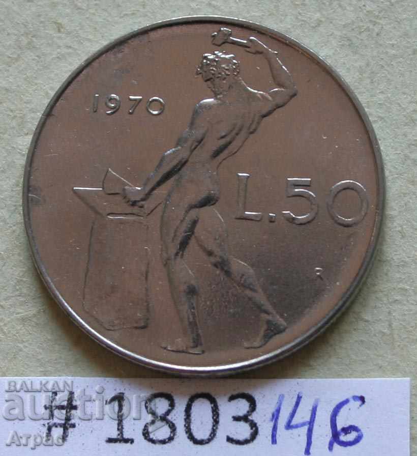 100 λίβρες 1970 Ιταλία - Σφραγίδα -UNC