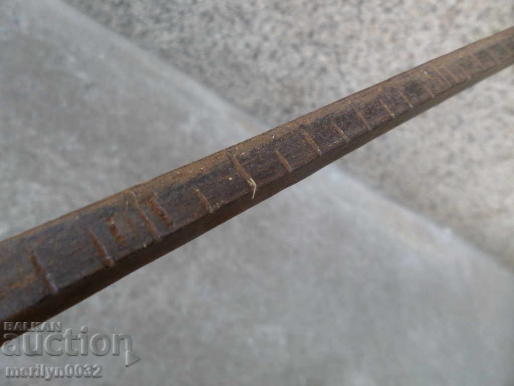 Auction Ottoman scales with top, scale, weights, wrought iron Auction Ottoman scales with top, scale, weights, wrought iron