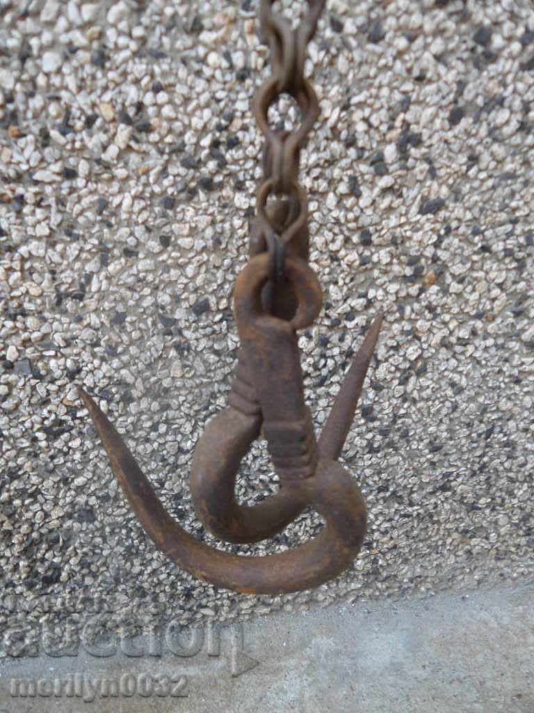 Ottoman scales with top, scale, weights, wrought iron - 5 Ottoman scales with top, scale, weights, wrought iron - 5