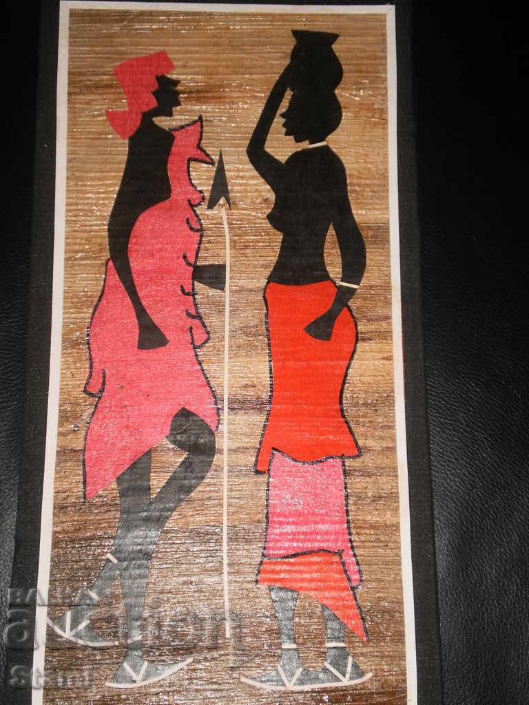 Pair of picture-tables from banana leaf-6 - 5 Pair of picture-tables from banana leaf-6 - 5