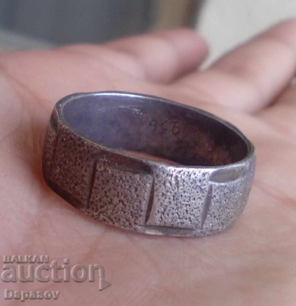 Old Silver Ring Unisex Halle