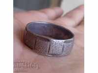 Old Silver Ring Unisex Halle