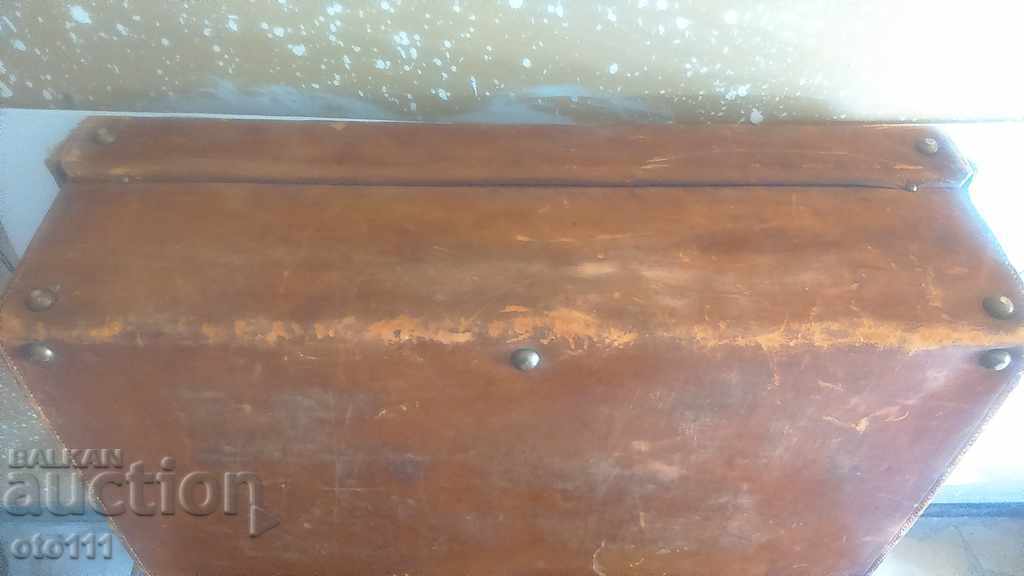 СТАР ГОЛЯМ КОЖЕН КУФАР ОТ ЦАРСКО ВРЕМЕ - 7 СТАР ГОЛЯМ КОЖЕН КУФАР ОТ ЦАРСКО ВРЕМЕ - 7