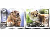 Чисти марки Фауна Диви животни  2014 от Швейцария