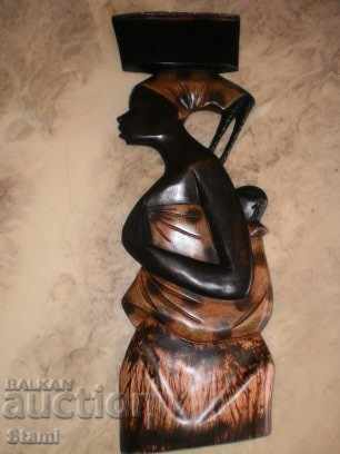 Δημοπρασία Ξύλινη γυναίκα με κορίτσι από την Γκάνα-3 Δημοπρασία Ξύλινη γυναίκα με κορίτσι από την Γκάνα-3