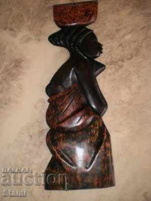 Delivery of Wooden woman with a girl from Ghana-4 Delivery of Wooden woman with a girl from Ghana-4