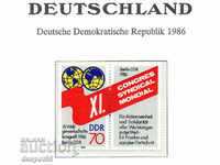 1986. GDR. Congresul sindicalizat.