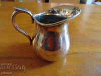 Antique silver skillet for A. FRENAIS milk