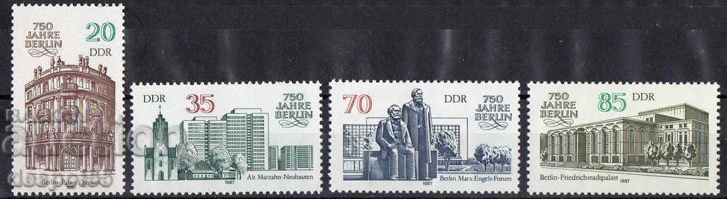 1987. GDR. 750 de la fondarea Berlin.