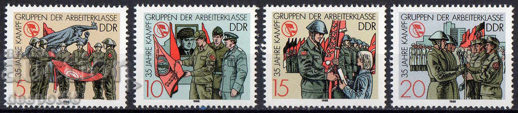 1988. ГДР.  Войници.