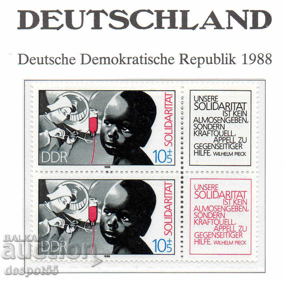 1988. GDR. Solidaritatea.