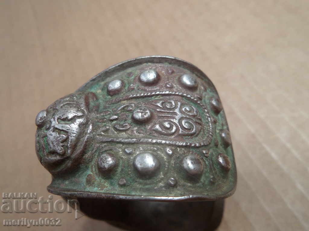 Delivery of Revival silver bracelet "rogatka" silver jewelry 97.8 grams Delivery of Revival silver bracelet "rogatka" silver jewelry 97.8 grams