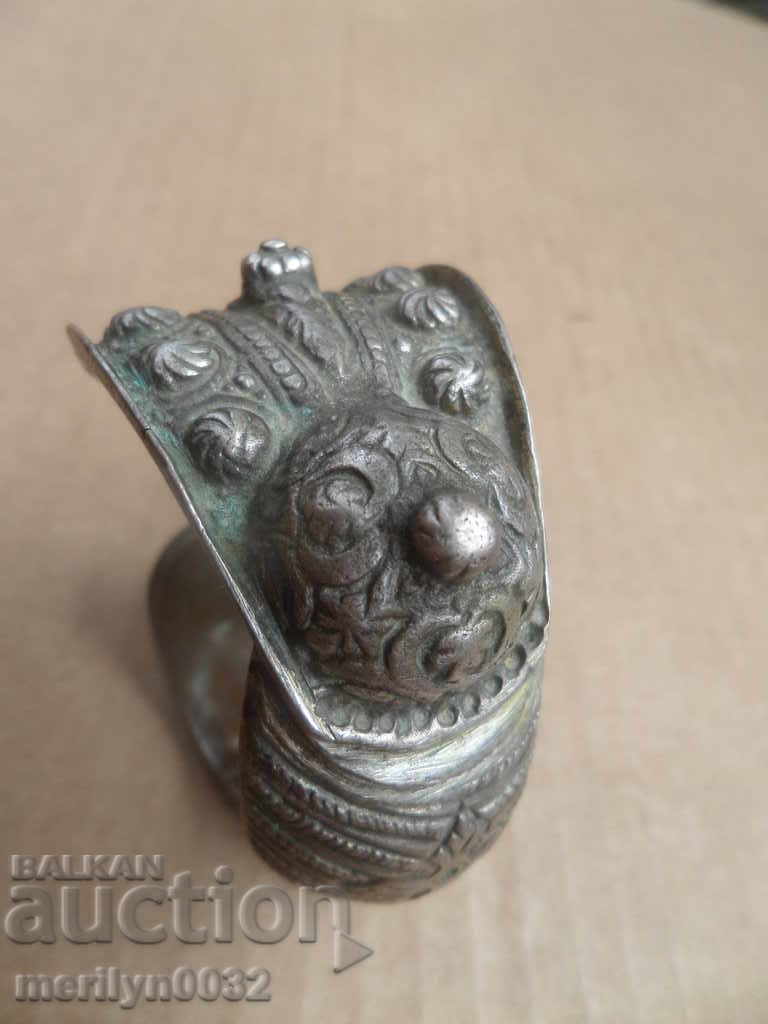 Delivery of Revival silver bracelet "rogatka" (type of bracelet) "sachan" (type of decoration) jewelry 92.1 grams Delivery of Revival silver bracelet "rogatka" (type of bracelet) "sachan" (type of decoration) jewelry 92.1 grams