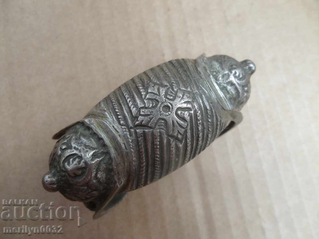 Revival silver bracelet "rogatka" (type of bracelet) "sachan" (type of decoration) jewelry 92.1 grams - 7 Revival silver bracelet "rogatka" (type of bracelet) "sachan" (type of decoration) jewelry 92.1 grams - 7