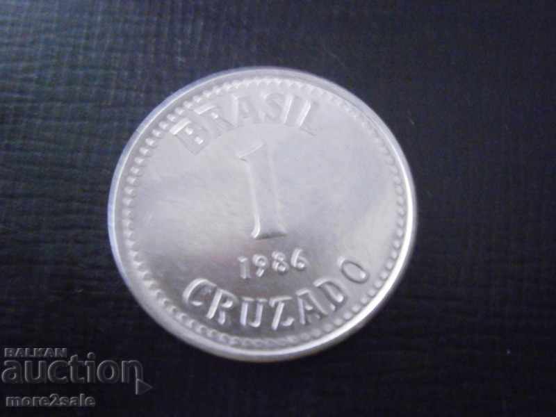 BRAZILIA - 1 CRUZE - 1986