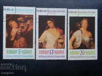 Lot Bulgaria 1986 - "Titian", 5, 13 și 20 st