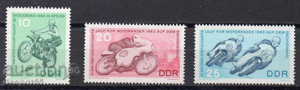 1963. GDR. Campionatul Mondial Motocros.