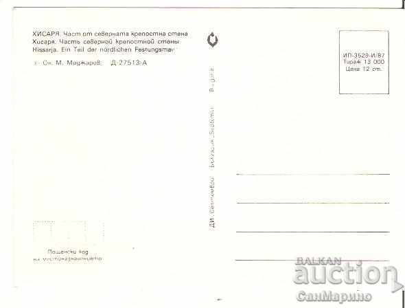 Map Bulgaria Hisarya Part of a northern fortress wall * with price 0.70 BGN | € 0.36 Map Bulgaria Hisarya Part of a northern fortress wall * with price 0.70 BGN | € 0.36