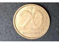 20 φράγκα Βέλγιο 1996