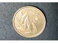 20 франка Белгия 1981