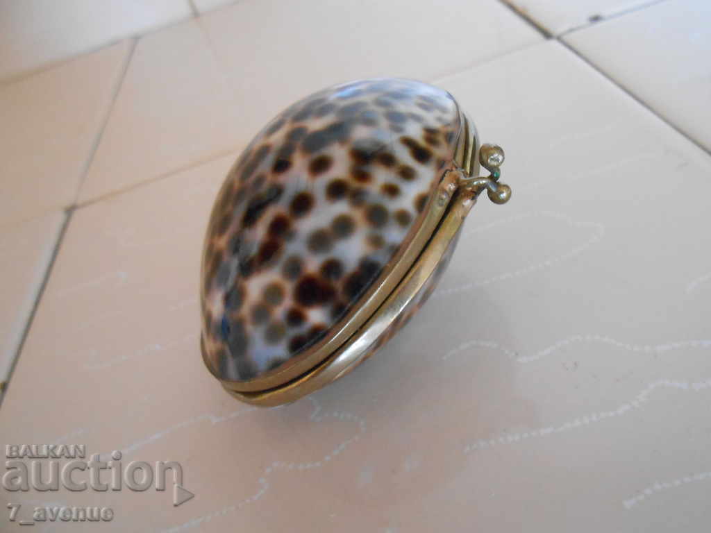 Old interesting seashell-like wallet Old interesting seashell-like wallet