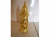 Sticlă orientală originală pentru ornamentarea parfumurilor